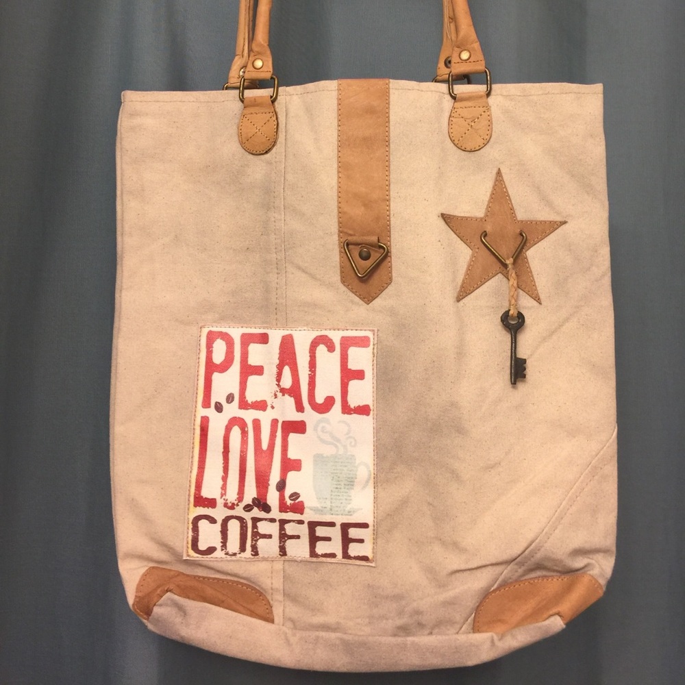 Vintage Addiction Canvas Tote